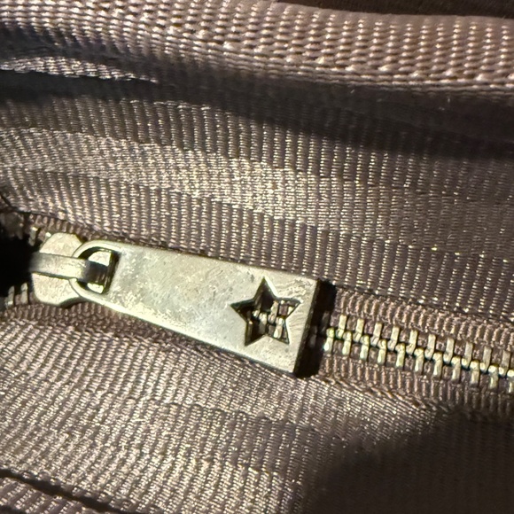 Harvey's Seatbelt Original Carriage Satchel Tote Crossbody Brown Handbag EUC - Picture 6 of 16